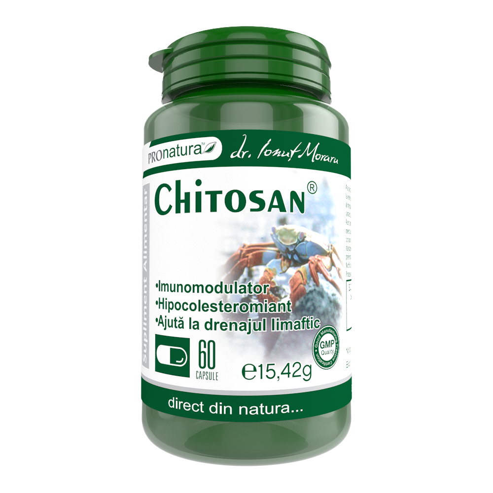 Chitosan, 60 capsule, Pro Natura