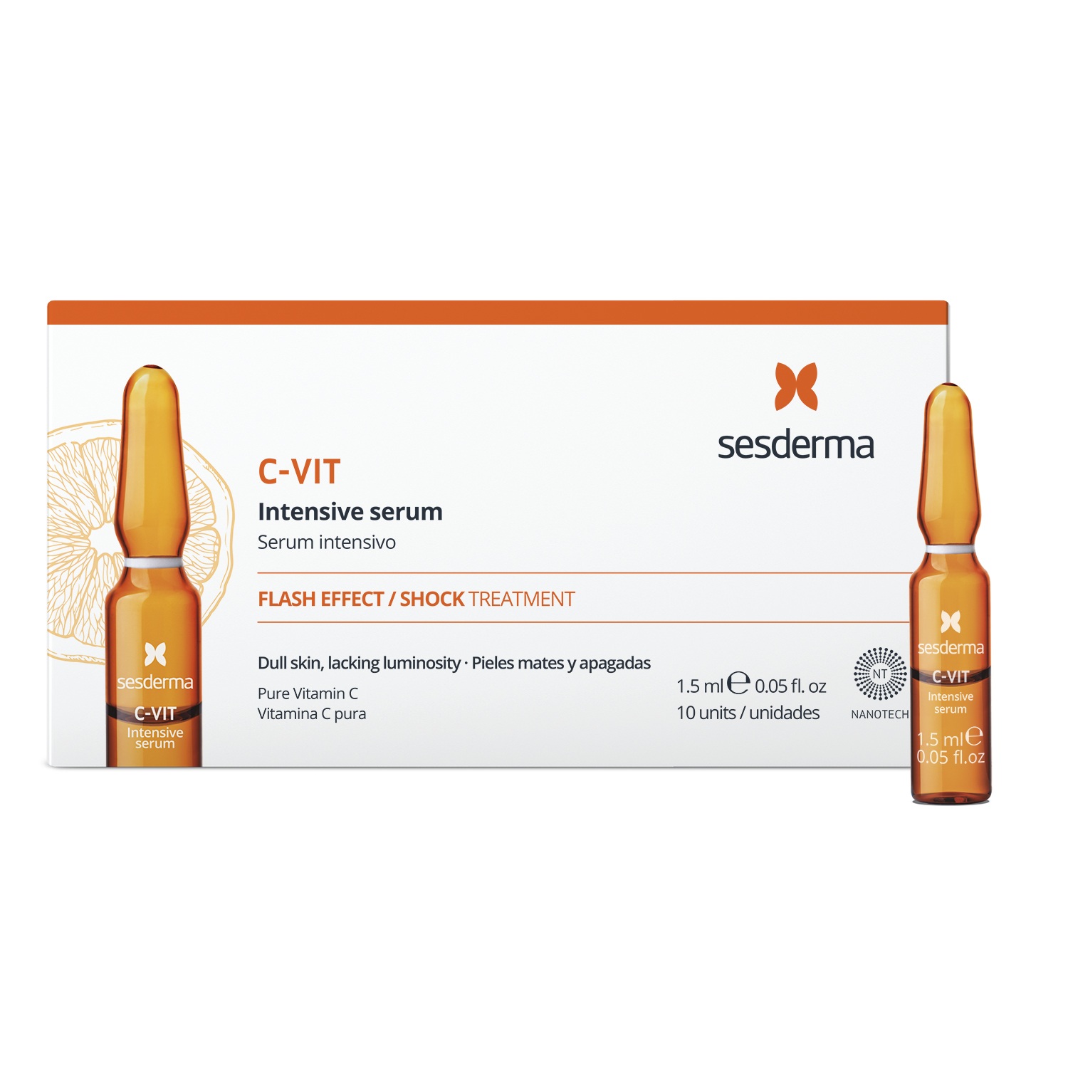 Ser intensiv C-Vit, 10 fiole, Sesderma