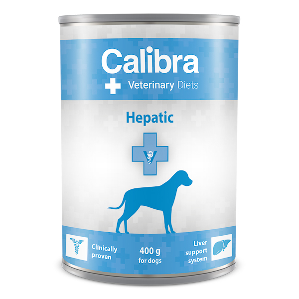 Hrana umeda pentru caini Hepatic, 400 g, Calibra