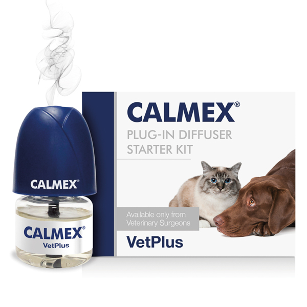 Difuzor de calmare + rezerva pentru caini si pisici Calmex Starter Pack, Calibra