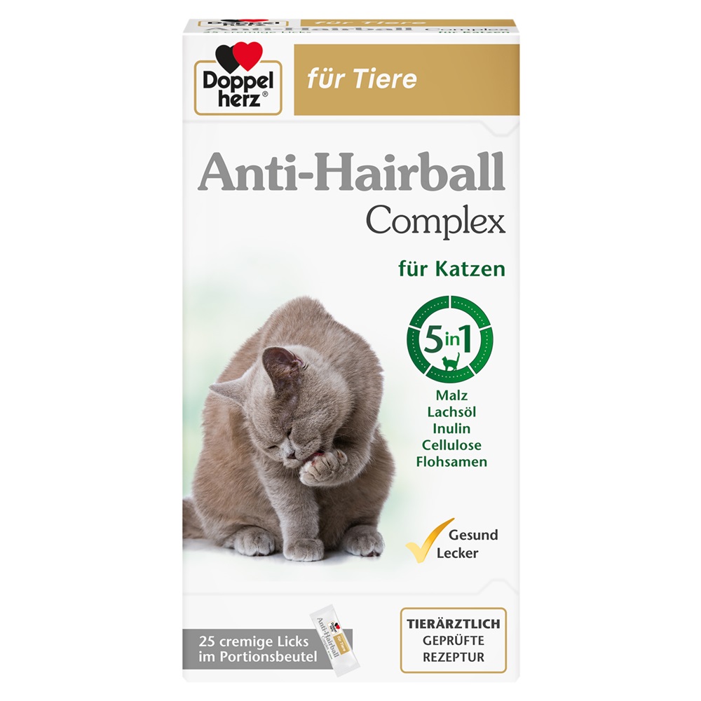 Complex anti hairball pisici, 25 plicuri, Doppelherz Pets