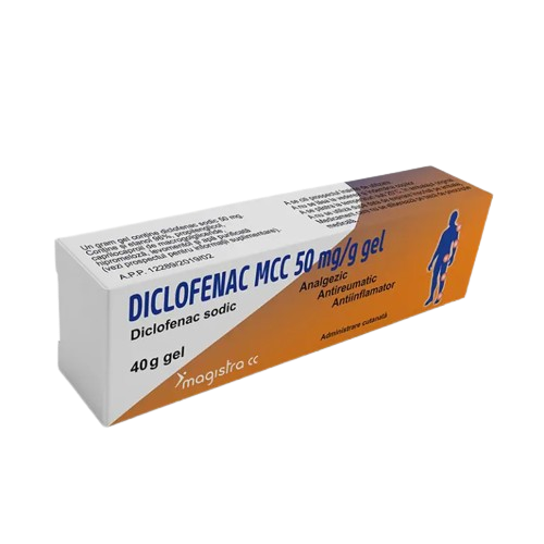 Diclofenac MCC, 50 mg/g gel, 40 g, Magistra