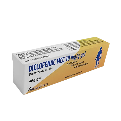Diclofenac MCC, 10 mg/g gel, 40 g, Magistra