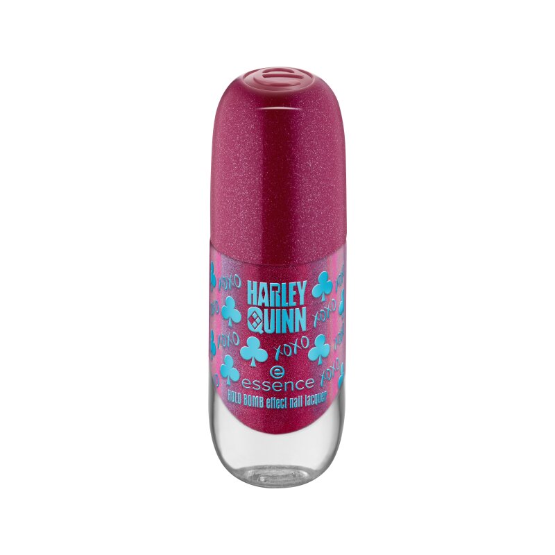 Lac de unghii 01 - XOXO Holo Bomb Harley Quinn, 8 ml, Essence
