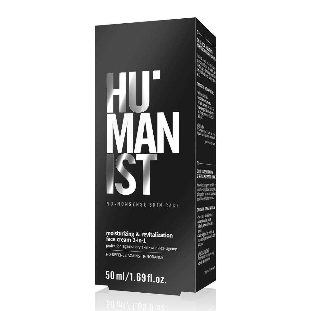 Crema de zi hidratanta 3 in 1 Men, 50 ml, Humanist