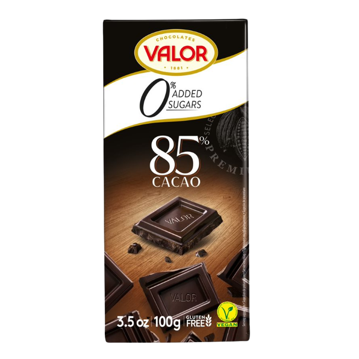 Ciocolata neagra 85%, 100 g, Valor