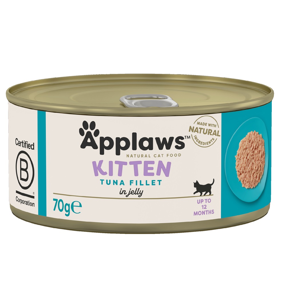 Hrana umeda pentru pisici pana la 12 luni cu file de ton Kitten, 70 g, Applaws