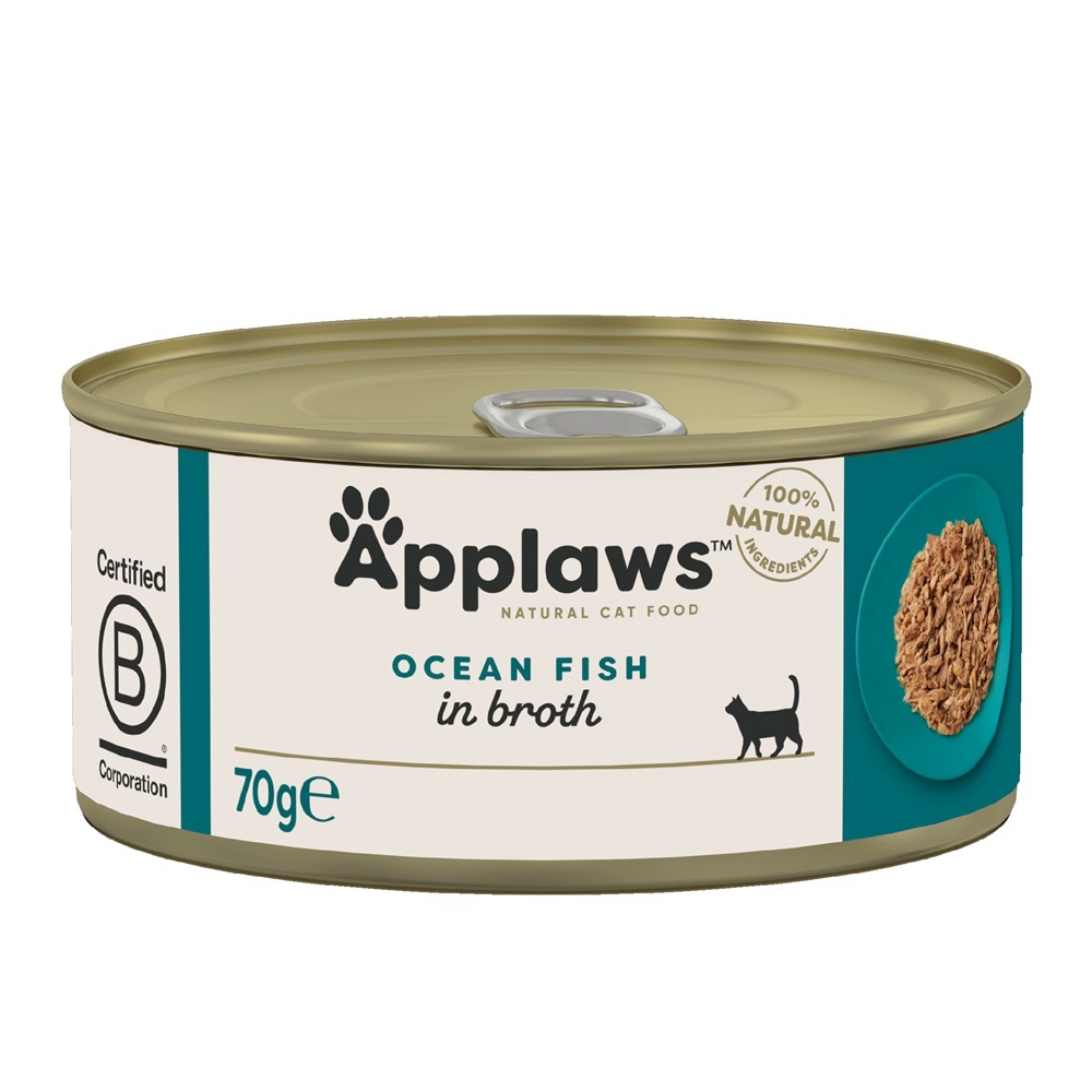 Hrana umeda pentru pisici cu peste oceanic, 70 g, Applaws