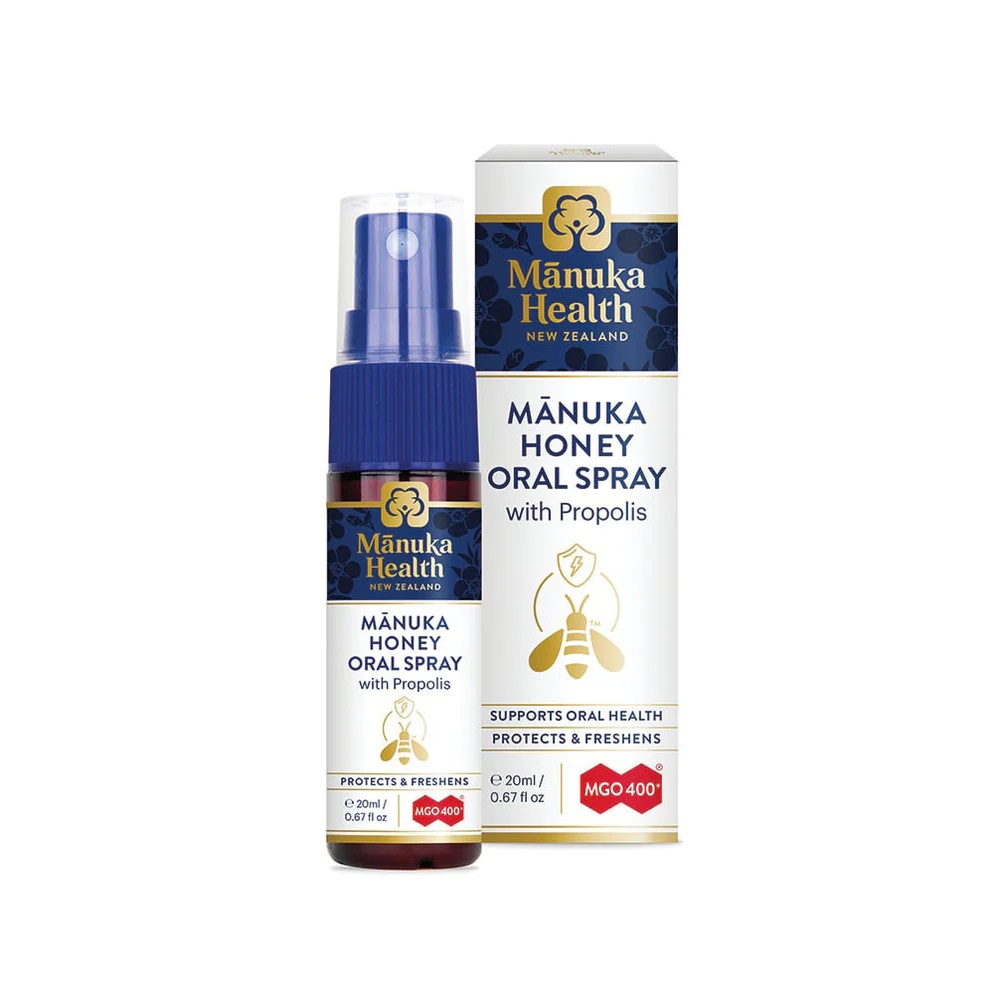 Spray oral cu miere de Manuka MGO 400 si propolis, 20 ml, Apiland