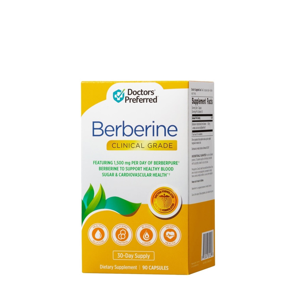 Berberina Doctors’ Preferred, 500 mg, 90 capsule, GNC