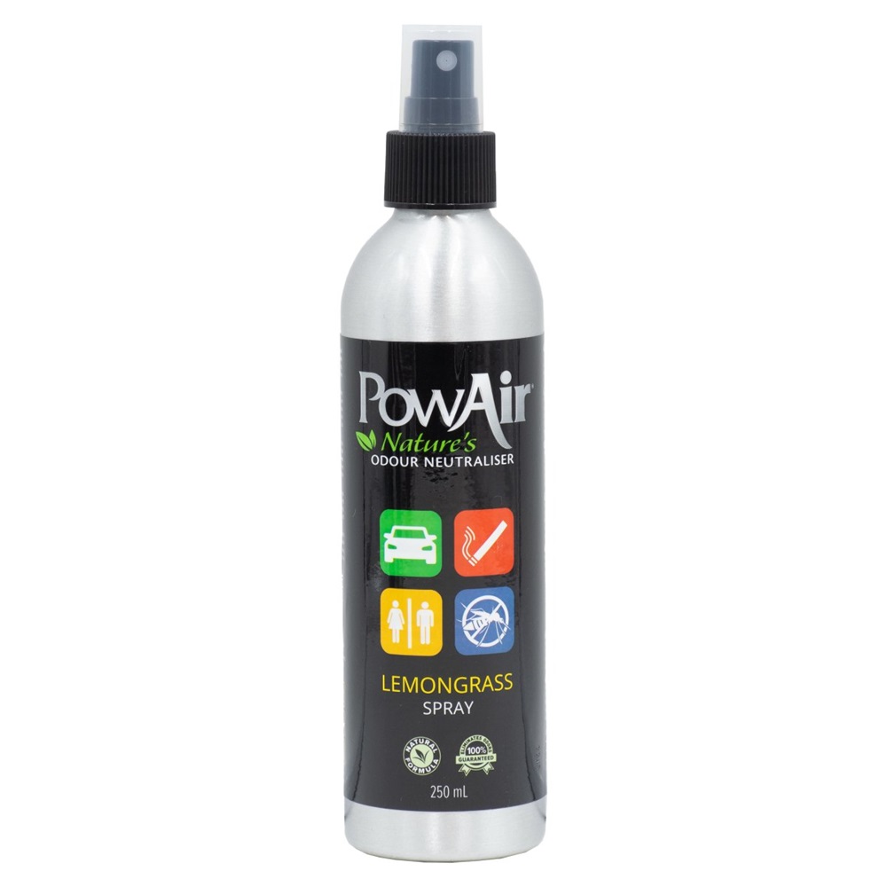 Spray neutralizator de miros si odorizant Lemongrass, 250 ml, PowAir