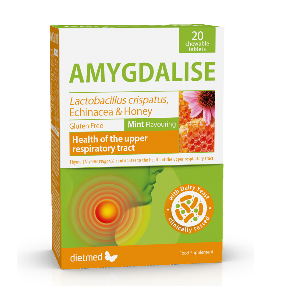 Amygdalise, 20 comprimate masticabile, Dietmed