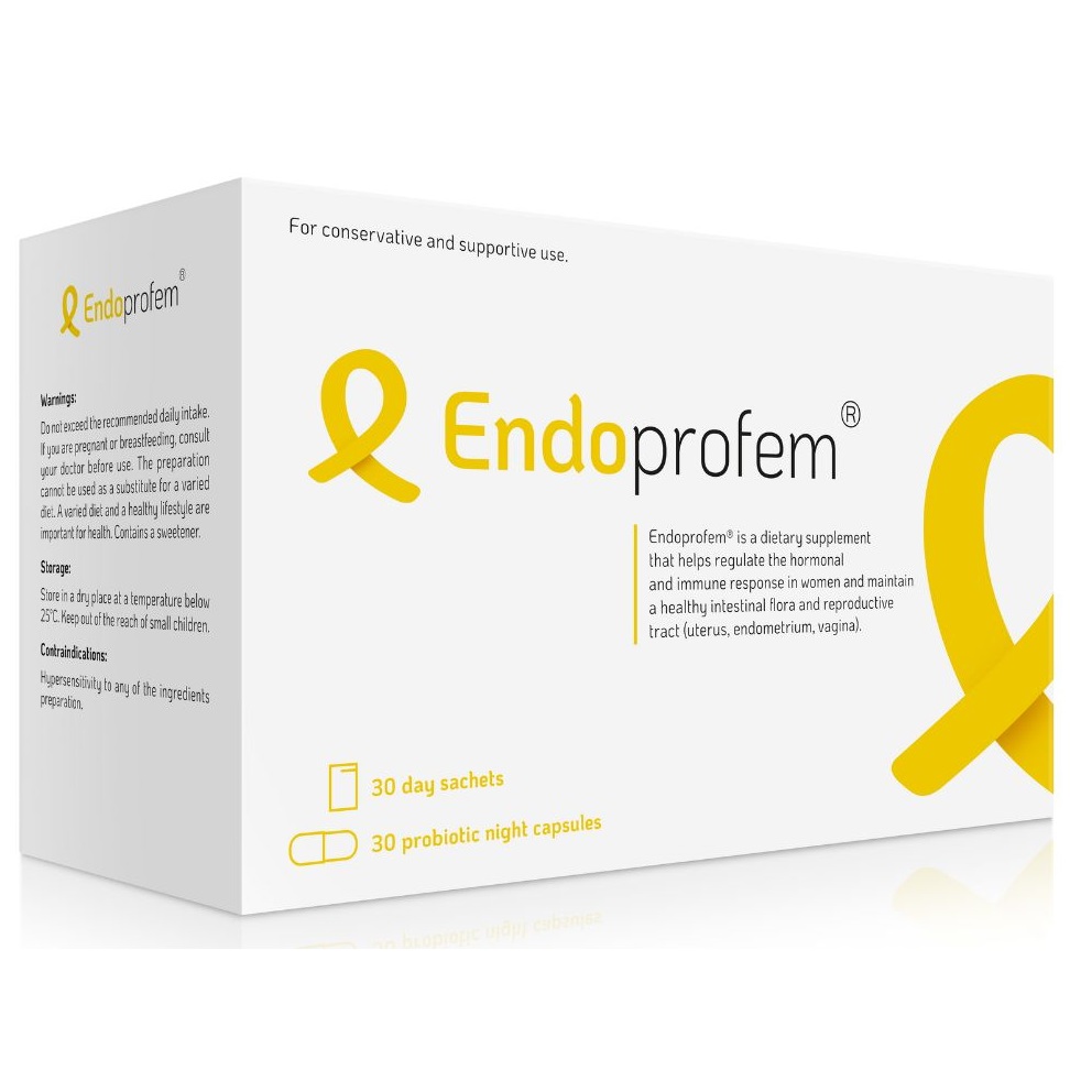 Supliment alimentar EndoProfem, 30 plicuri + 30 capsule, EstabloPharma