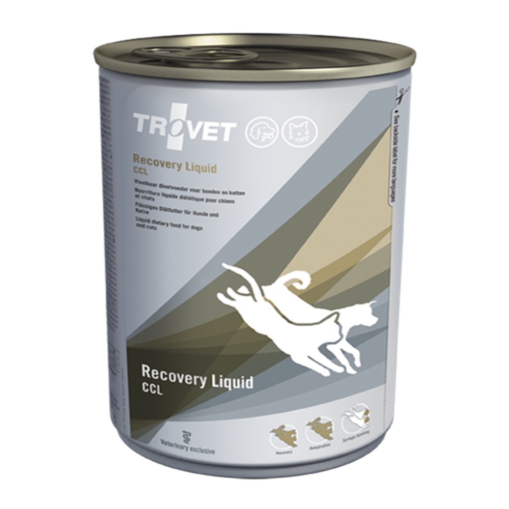 Hrana dietetica lichida pentru caini si pisici Recovery Liquid, 400 g, Trovet