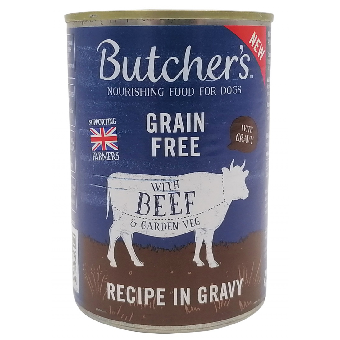 Hrana umeda pentru caini in sos cu vita Grain Free, 400 g, Butcher`s
