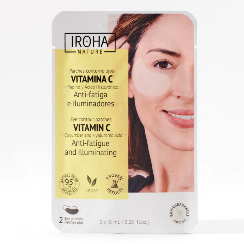 Plasturi pentru ochi cu vitamina C Anti-Fatigue & Illuminating, 1 pereche, Iroha