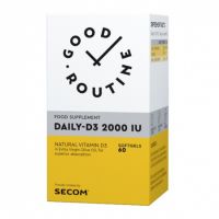 Daily D3 Good Routine, 2000 UI, 60 capsule, Secom