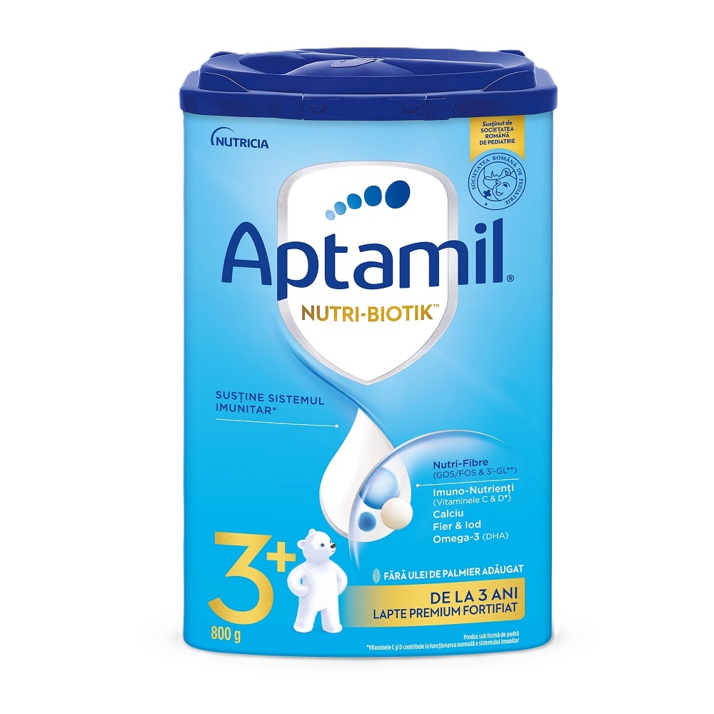 Aptamil Junior 3+ lapte praf Nutri-Biotik, 800 g, Aptamil