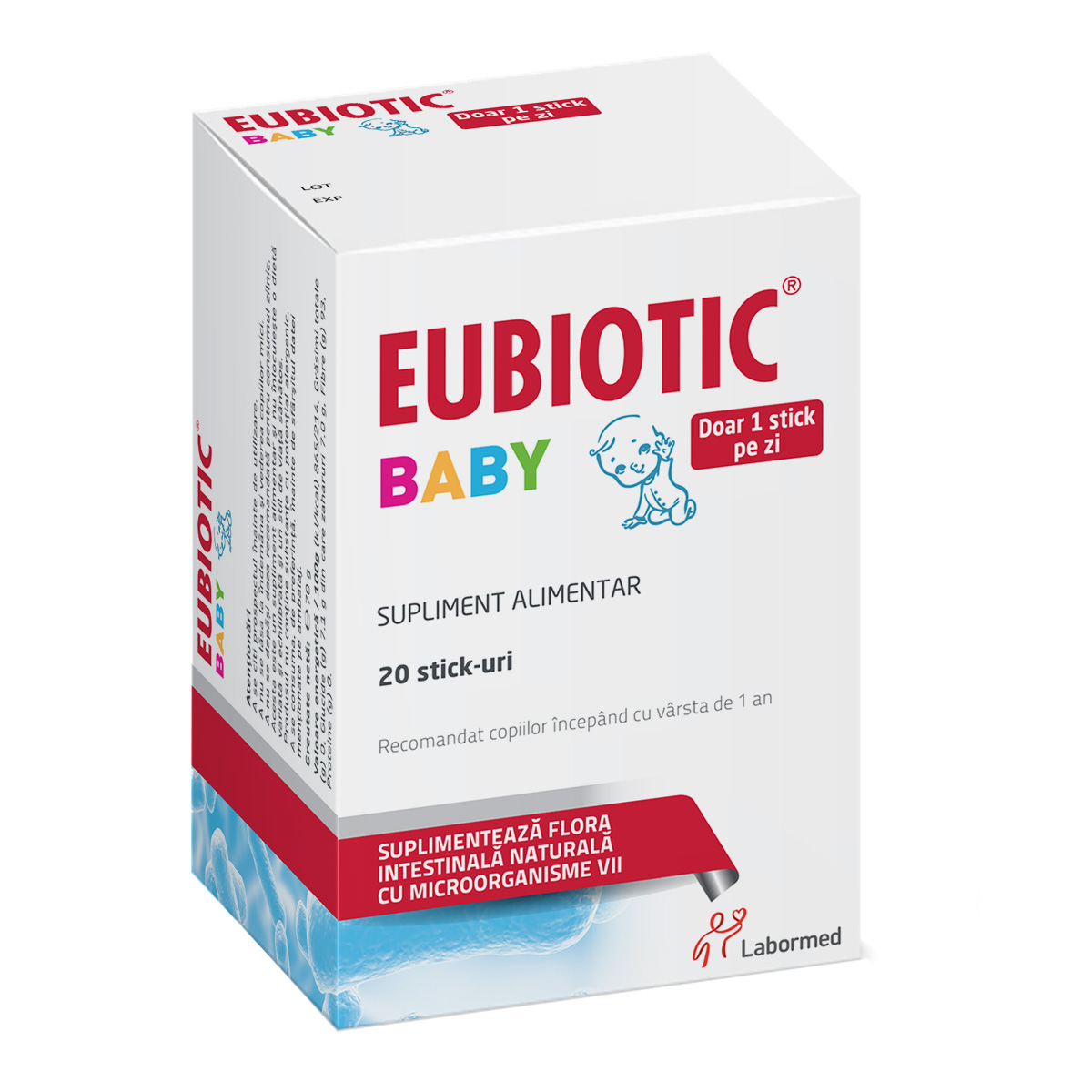 Eubiotic Baby, 20 stickuri, Labormed