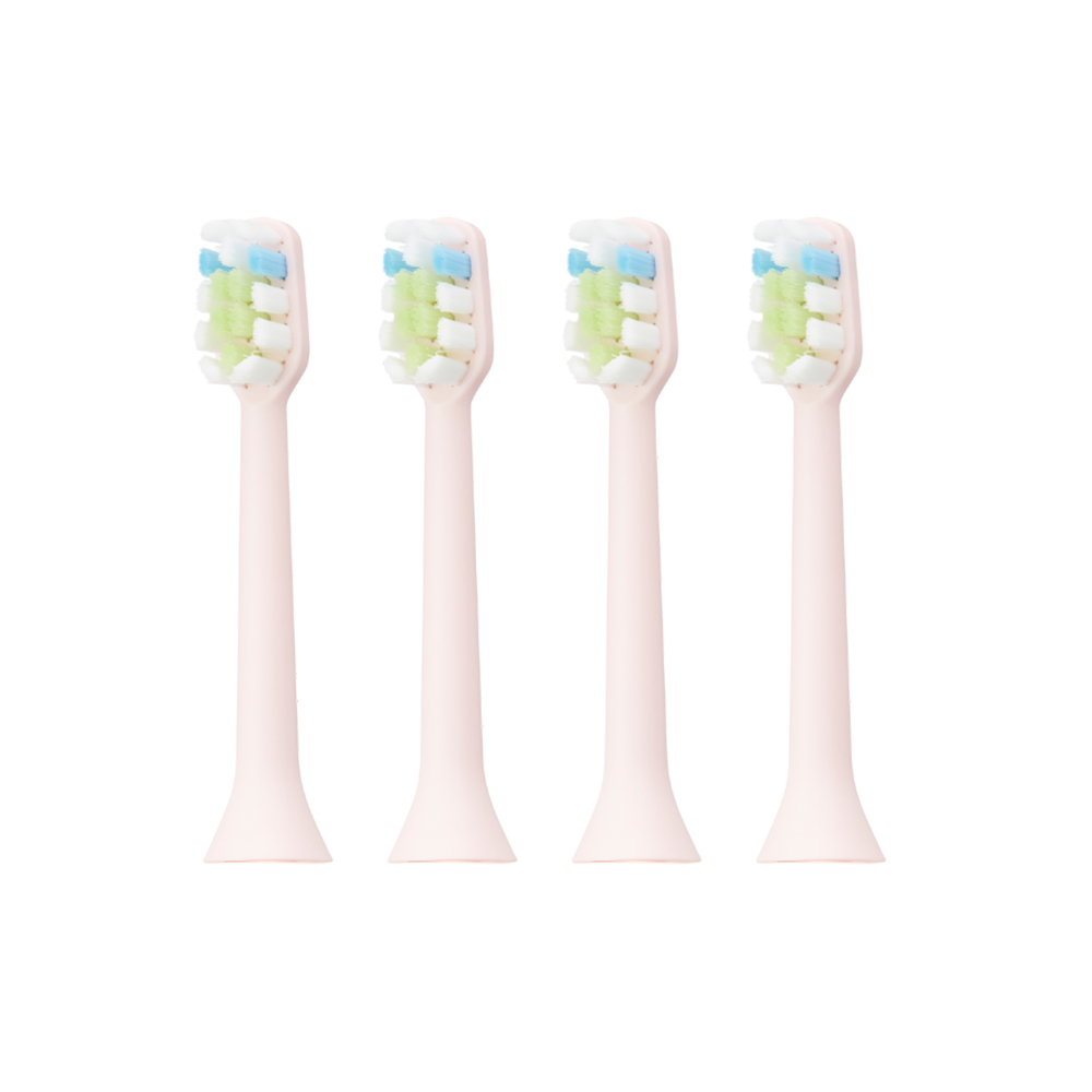 Rezerve pentru periuța de dinți electrica AQ-102 Roz, 4 bucati, Aquapick