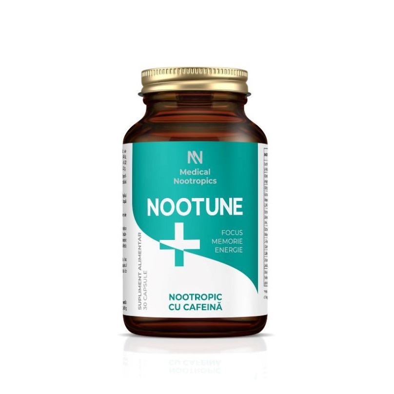 Supliment alimentar premium cu cafeina Nootune, 30 capsule, Medical Nootropics