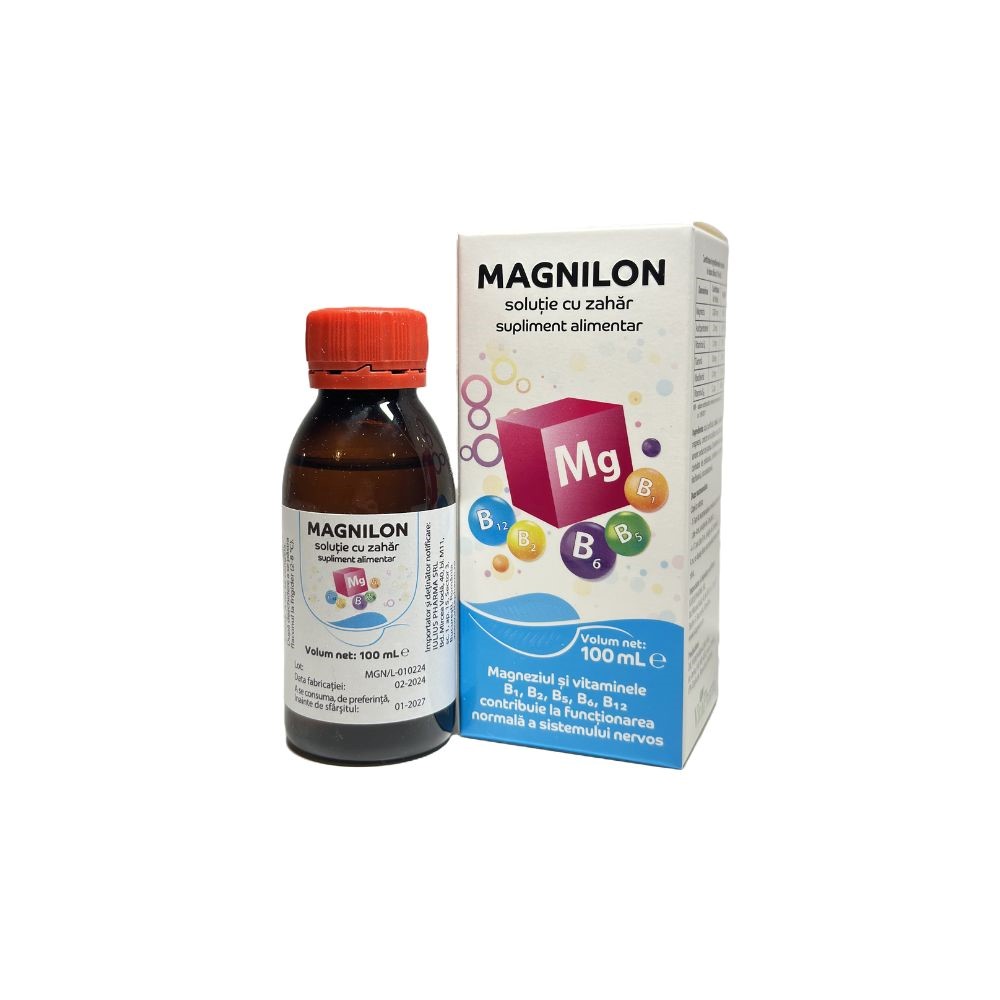 Solutie cu zahar Magnilon, 100 ml, Vitapharm