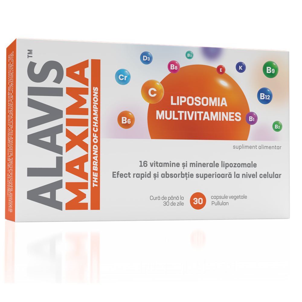 Multivitamine Liposomia, 30 capsule vegetale, Alavis Maxima