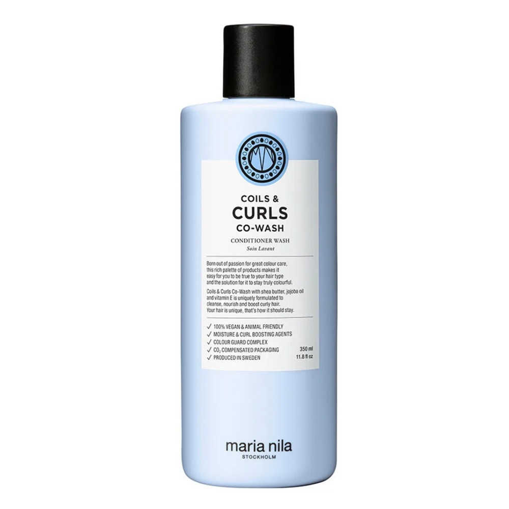 Sampon si balsam pentru parul ondulat si cret Co-wash Coils&Curls, 350 ml, Maria Nila