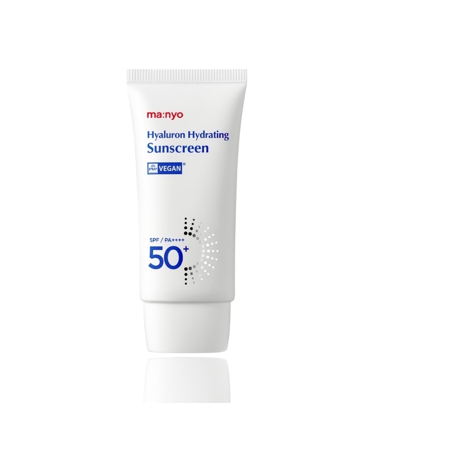 Crema de protectie solara ultra-lejera SPF50+ PA++++ Hyaluron Hydrating Sunscreen, 50 ml, manyo