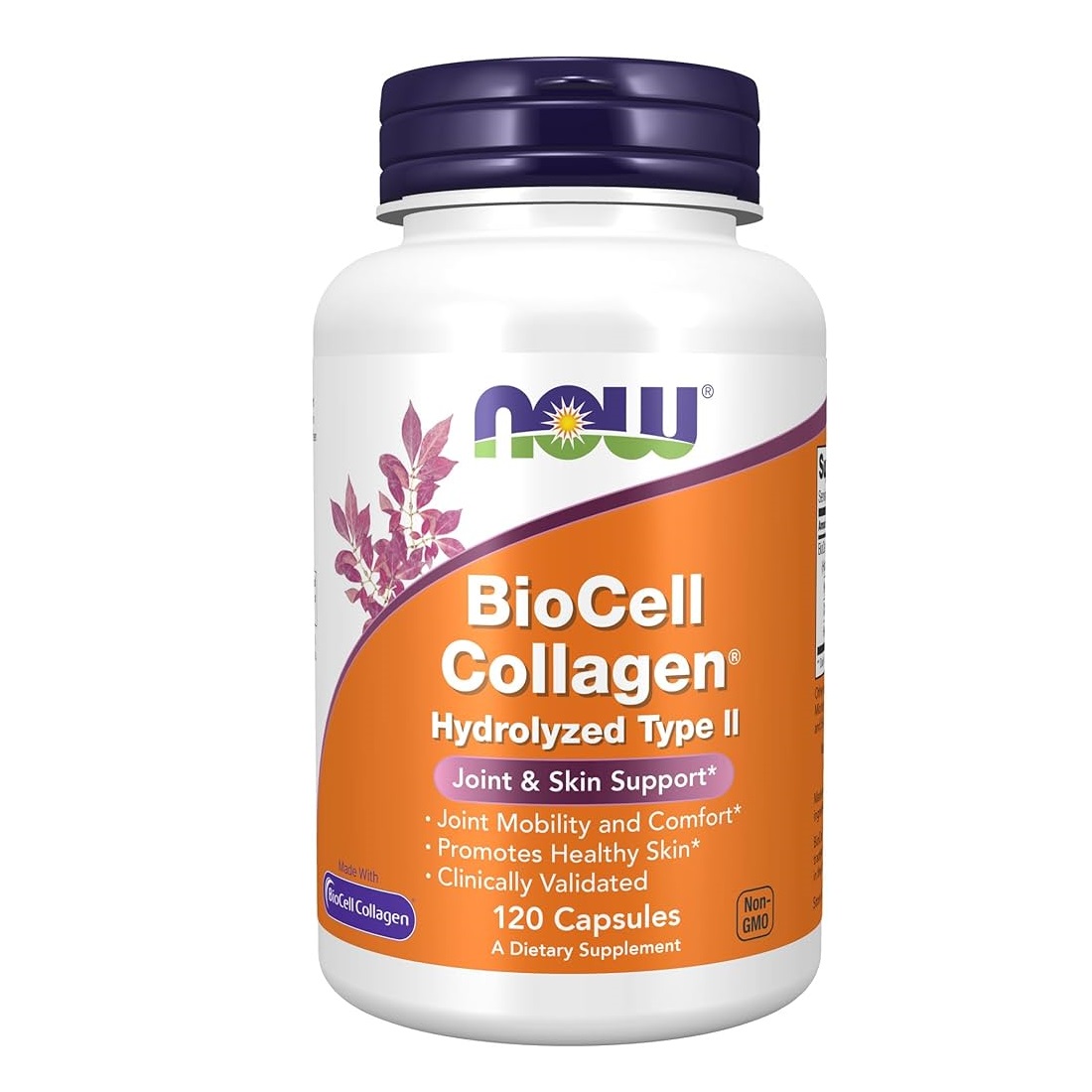 Colagen hidrolizat de tip 2 BioCell Collagen, 120 capsule, Now Foods