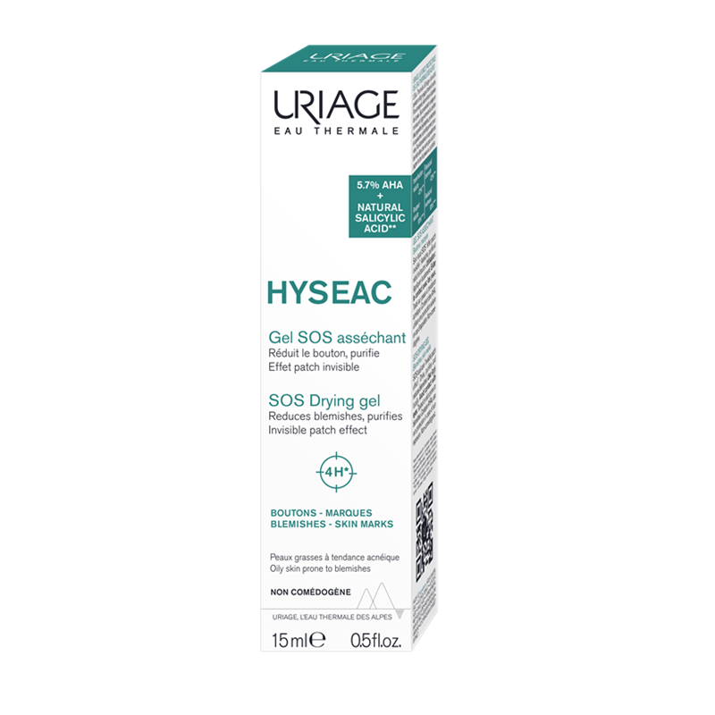 Gel SOS anti-imperfectiuni acneice Hyseac, 15 ml, Uriage