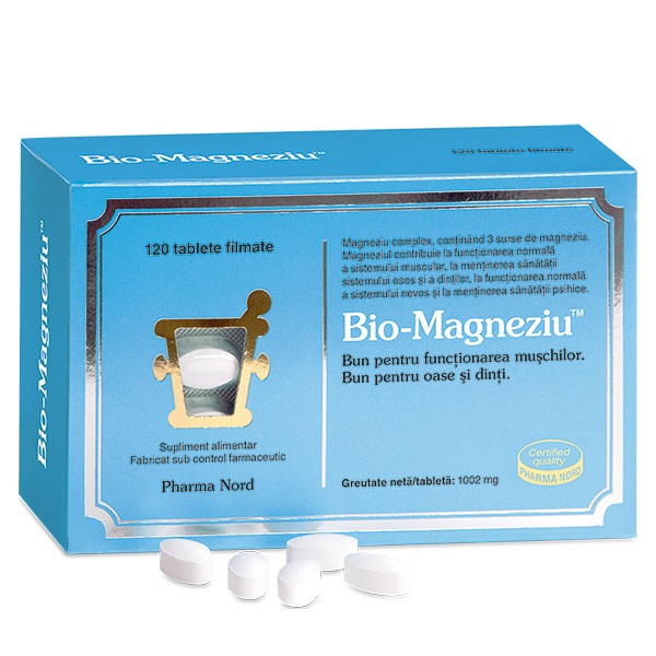 Bio-Magneziu, 120 tablete, Pharma Nord