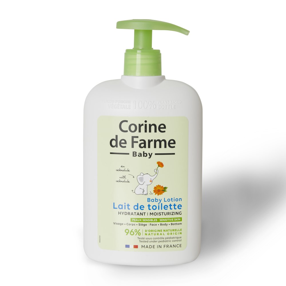 Lotiune hidratanta pentru curatarea corpului Baby, 500 ml, Corine de Farme