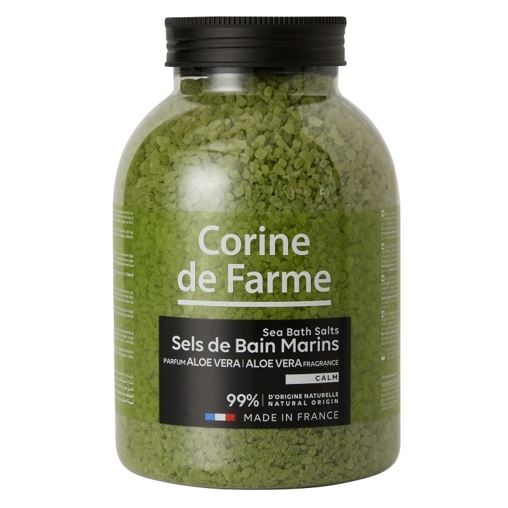 Sare de baie cu parfum de aloe vera Calm, 1.3 kg, Corine de Farme