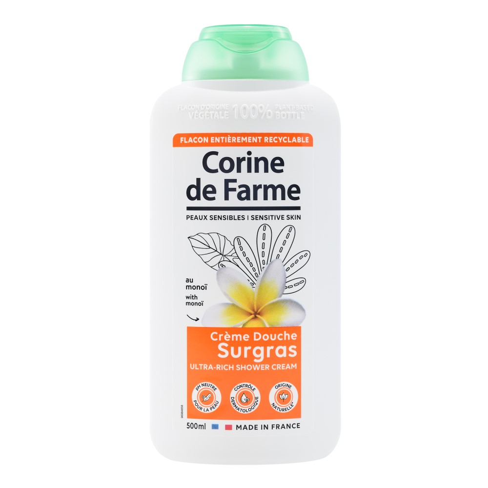 Crema de dus cu monoi tahitian, 500 ml, Corine de Farme