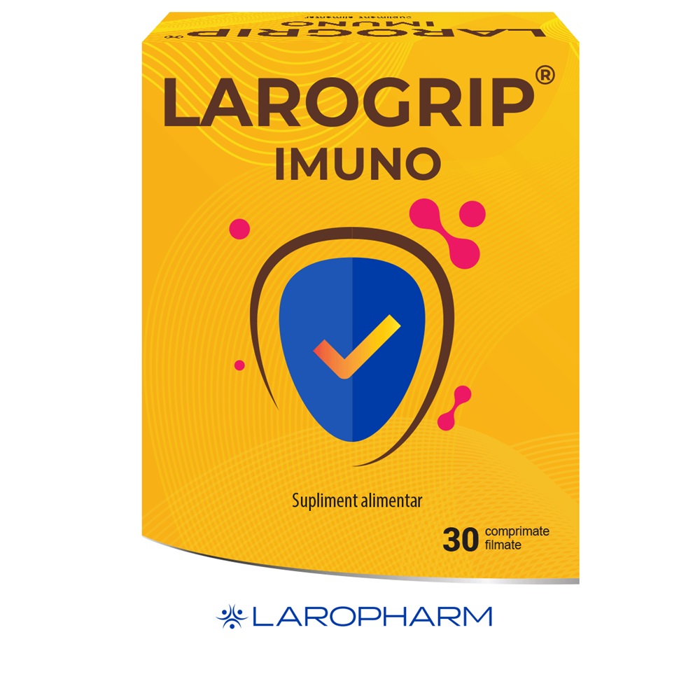 Supliment alimentar Larogrip Imuno, 30 comprimate filmate, Laropharm