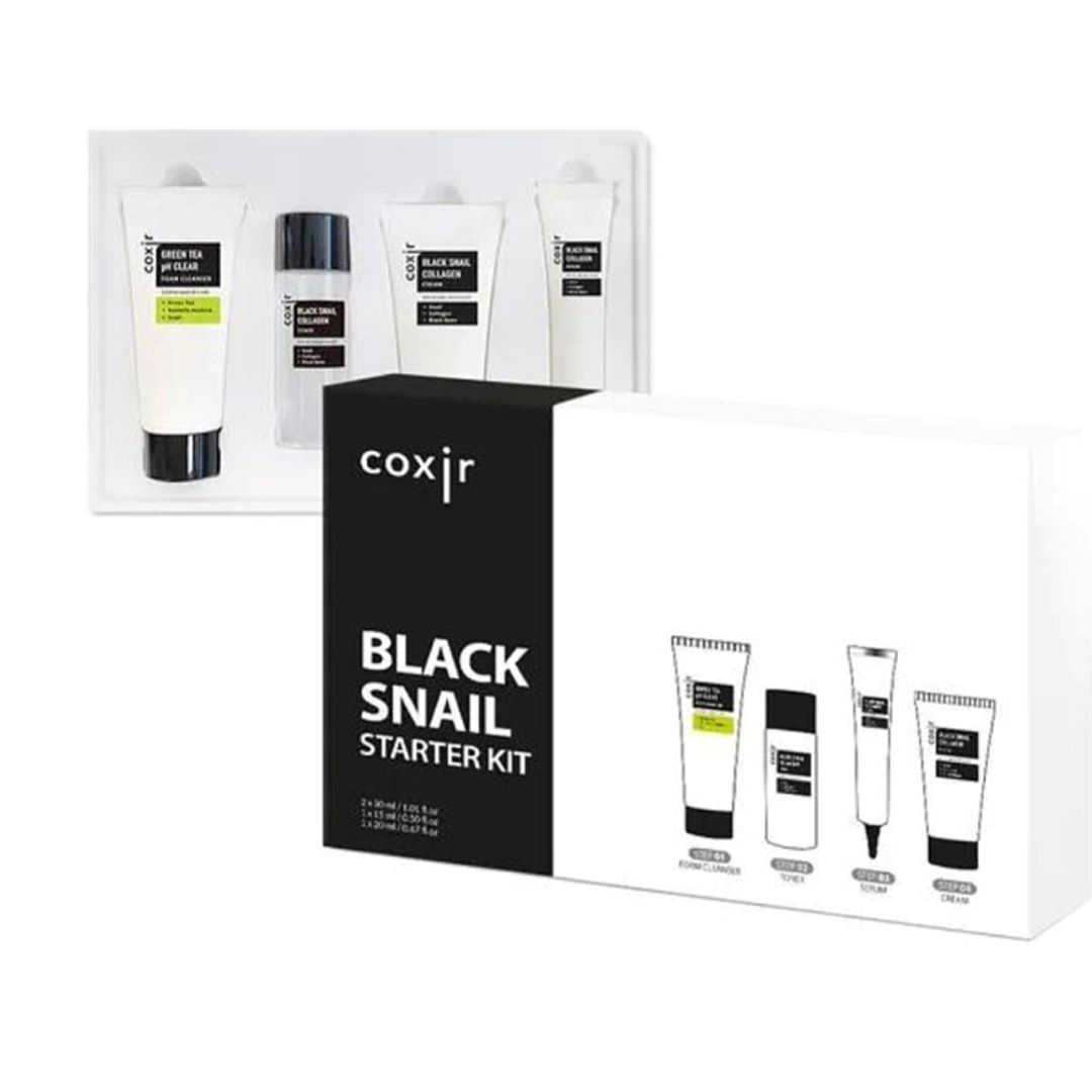 Set pentru hidratare Black Snail Collagen Starter Kit, Coxir