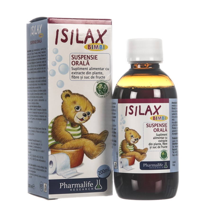 Isilax Bimbi suspensie orala, 200 ml, Pharmalife