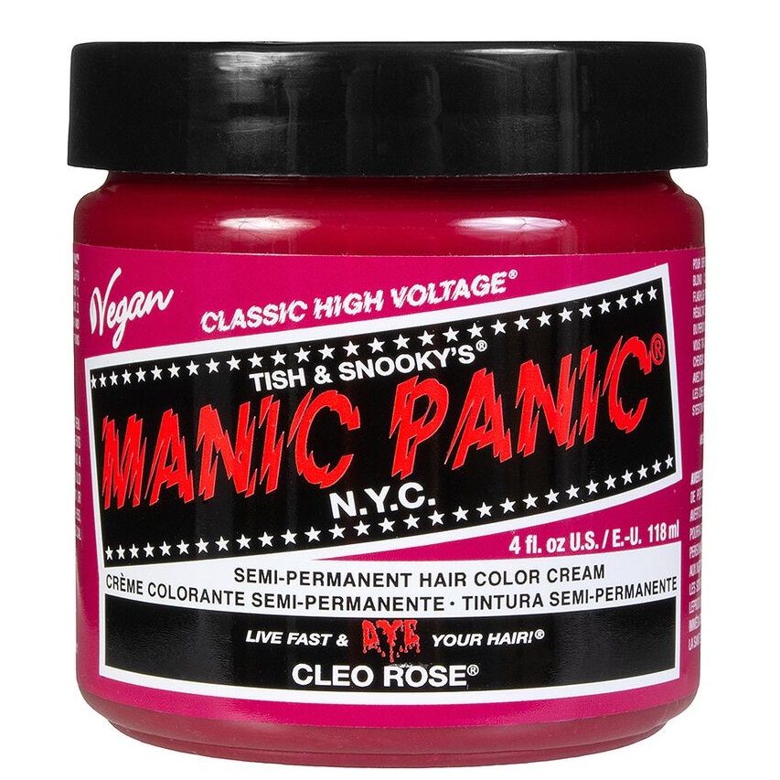 Vopsea de par semipermanenta Cleo Rose, 118 ml, Manic Panic