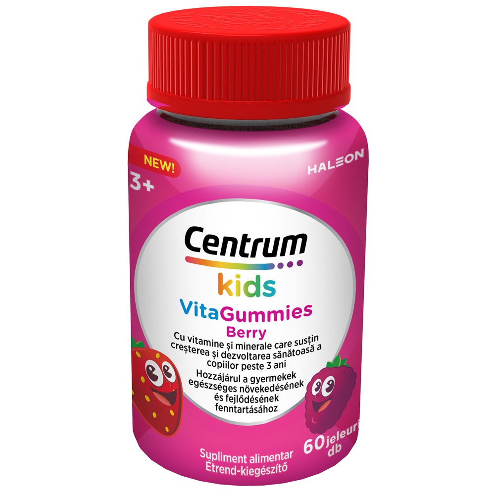 Centrum Kids VitaGummies Berry, 60 jeleuri, Haleon