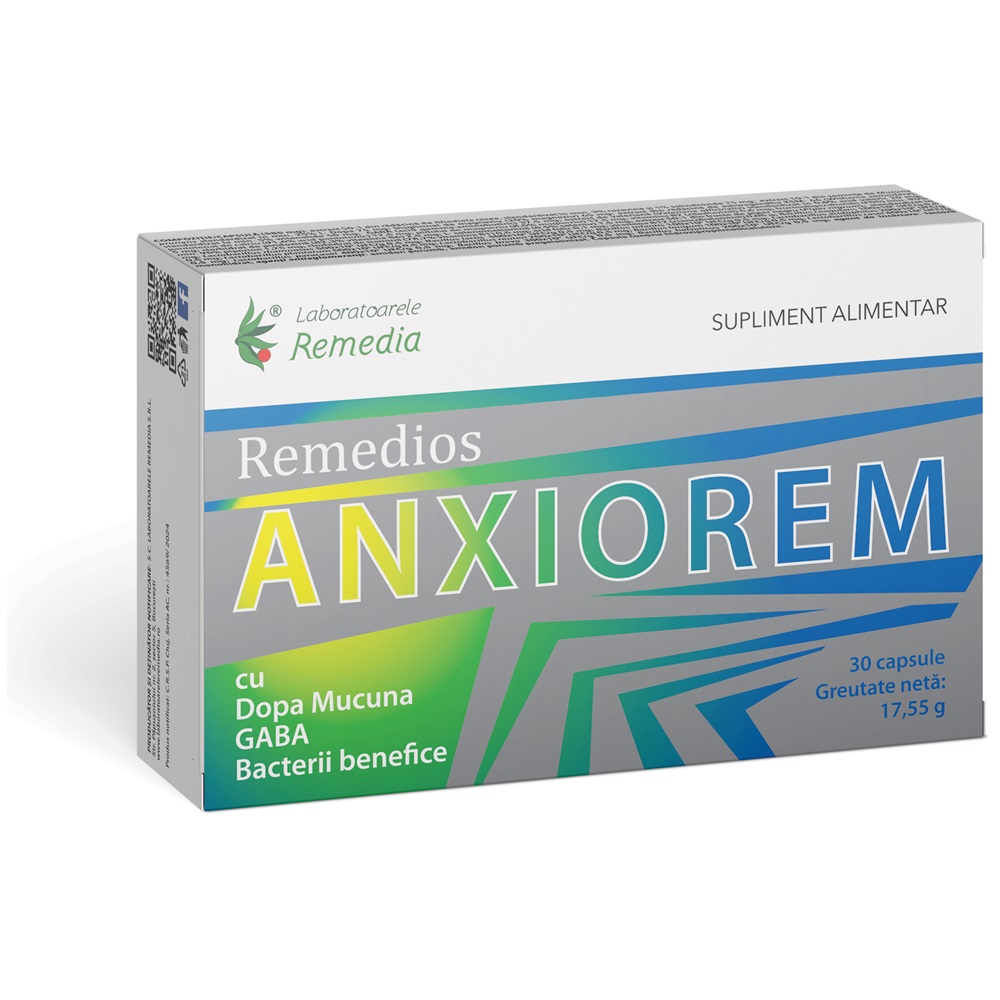 Remedios Anxiorem, 30 capsule, Remedia