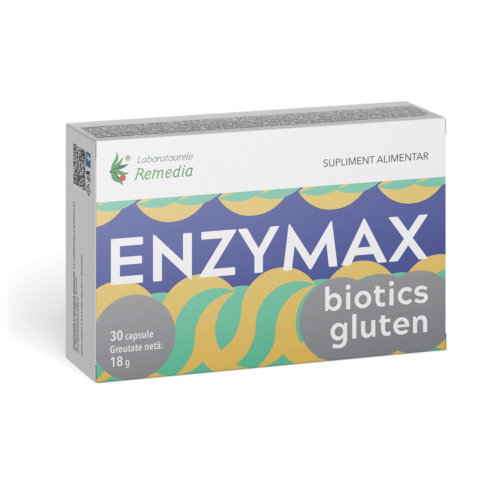 Enzymax Biotics Gluten, 30 capsule, Remedia