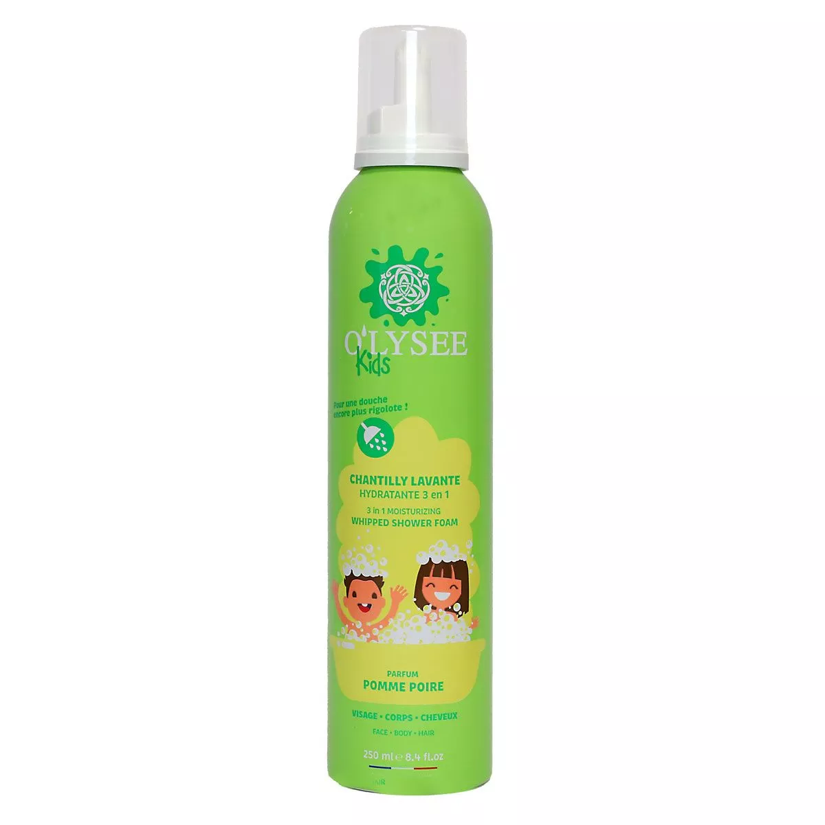 Gel de dus cu extra spuma O'lysee Kids Apple Pear, 250 ml, Elysee Cosmetique