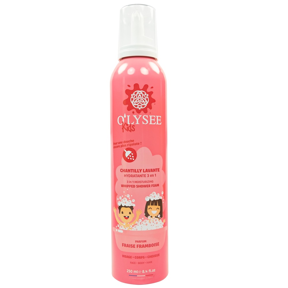 Gel de dus cu extra spuma O'lysee Kids Strawberry Raspberry, 250 ml, Elysee Cosmetique