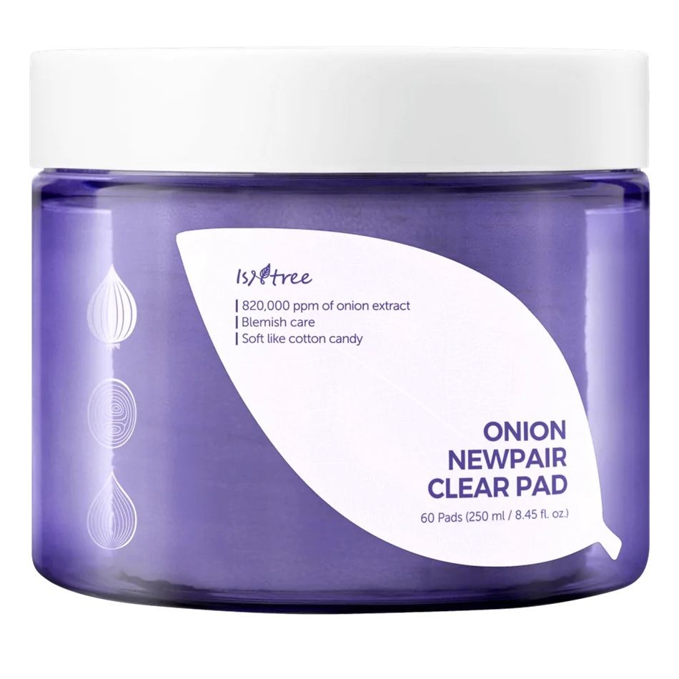 Dischete de fata tonifiante cu extract de ceapa Onion Newpair, 60 bucati, Isntree