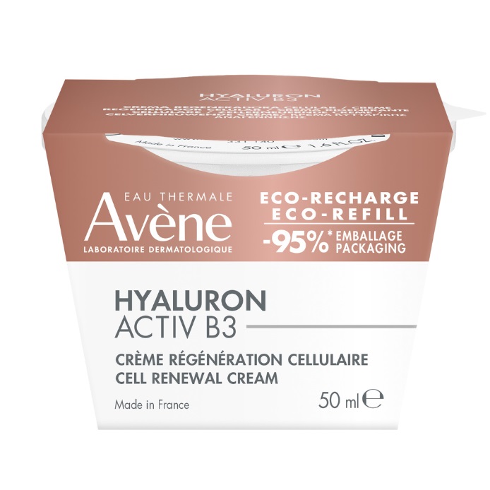 Aqua-gel crema rezerva pentru regenerare celulara Hyaluron Activ B3, 50 ml, Avene