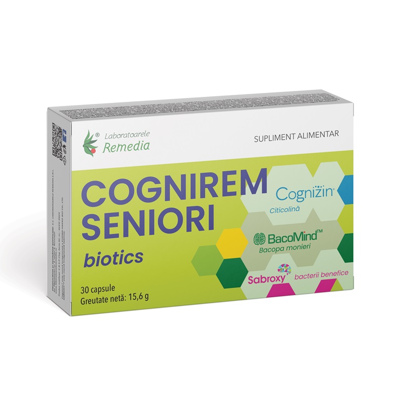 Cognirem Seniori Biotics, 30 capsule, Remedia