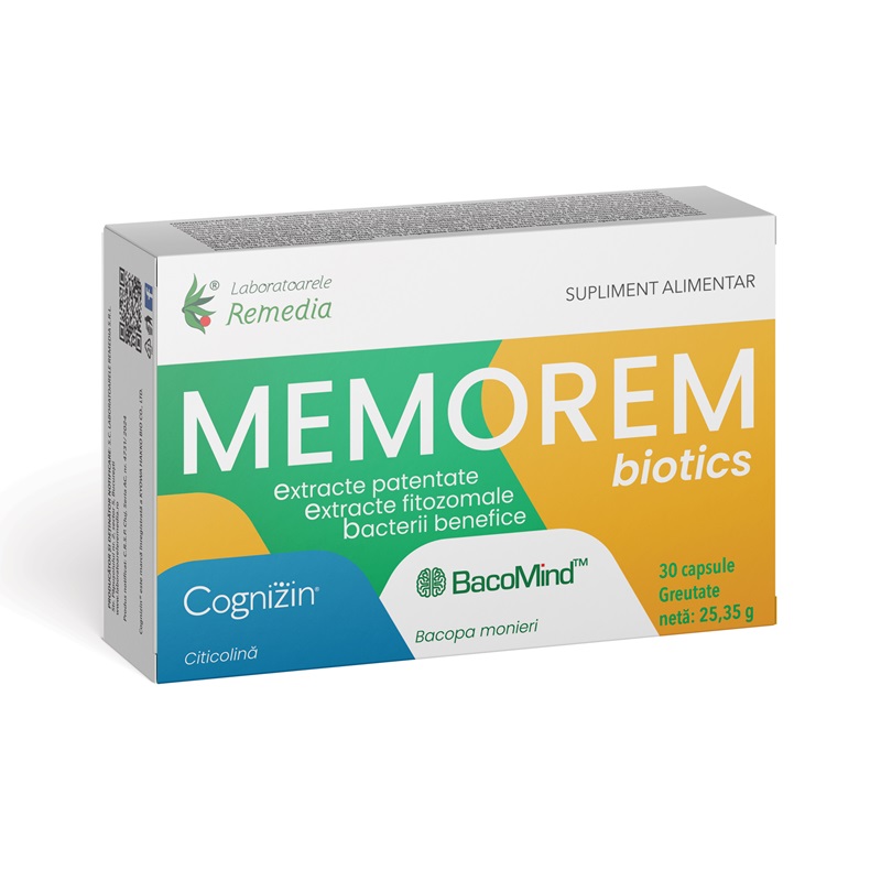 Memorem Biotics, 30 capsule, Remedia