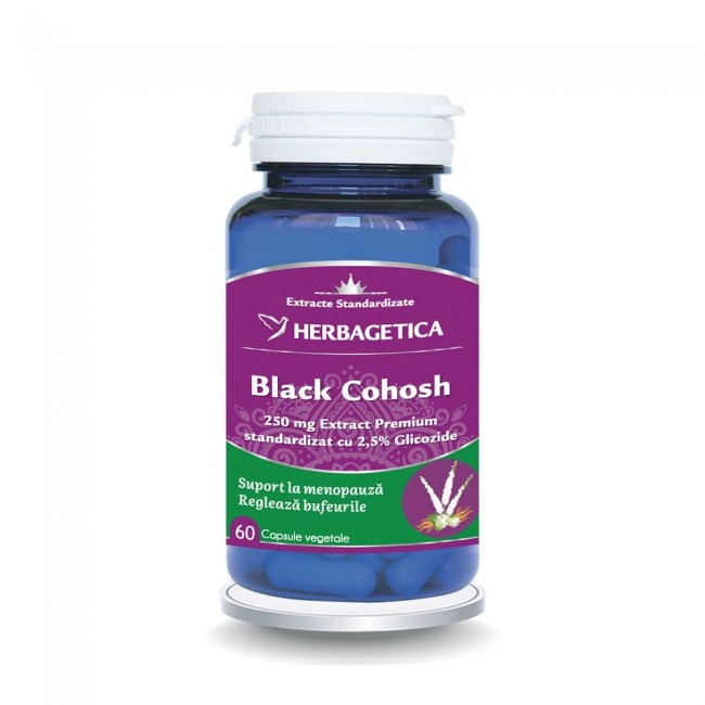 Black Cohosh, 60 capsule vegetale, Herbagetica