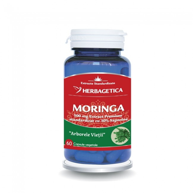 Moringa, 60 capsule vegetale, Herbagetica